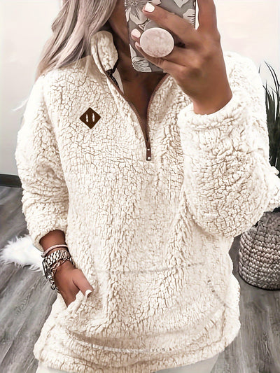 Lily | Pull à col zippé Patch
