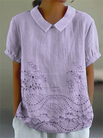 Lily | Chemise en Broderie Florale