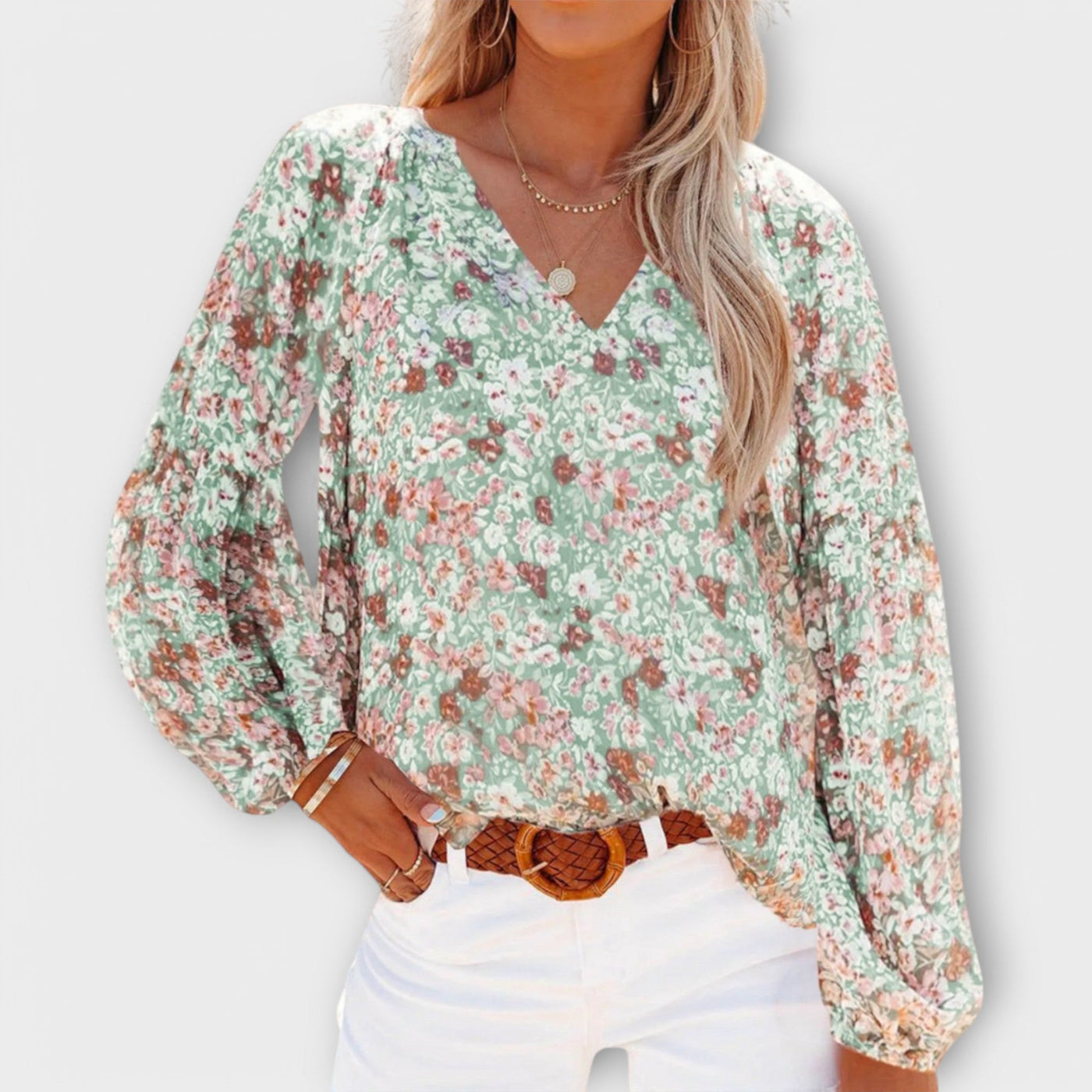 Remi - Blouse à Manches Longues pour Femmes