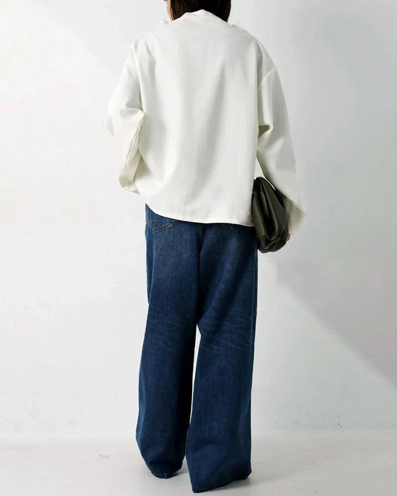 Élise – Pull doux à col roulé élégant