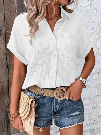 Lara - Blouse Aérienne Élégante