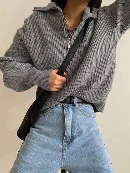 Ava | Pull à Fermeture Éclair