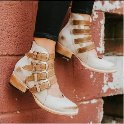 Mélanie™ | Sandales Vintage en Cuir Élégantes