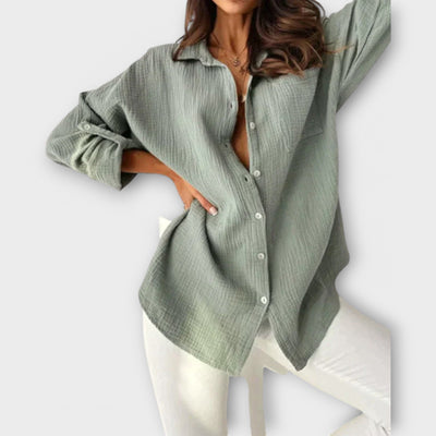 Jessica – Blouse Colorée de Printemps et d'Été