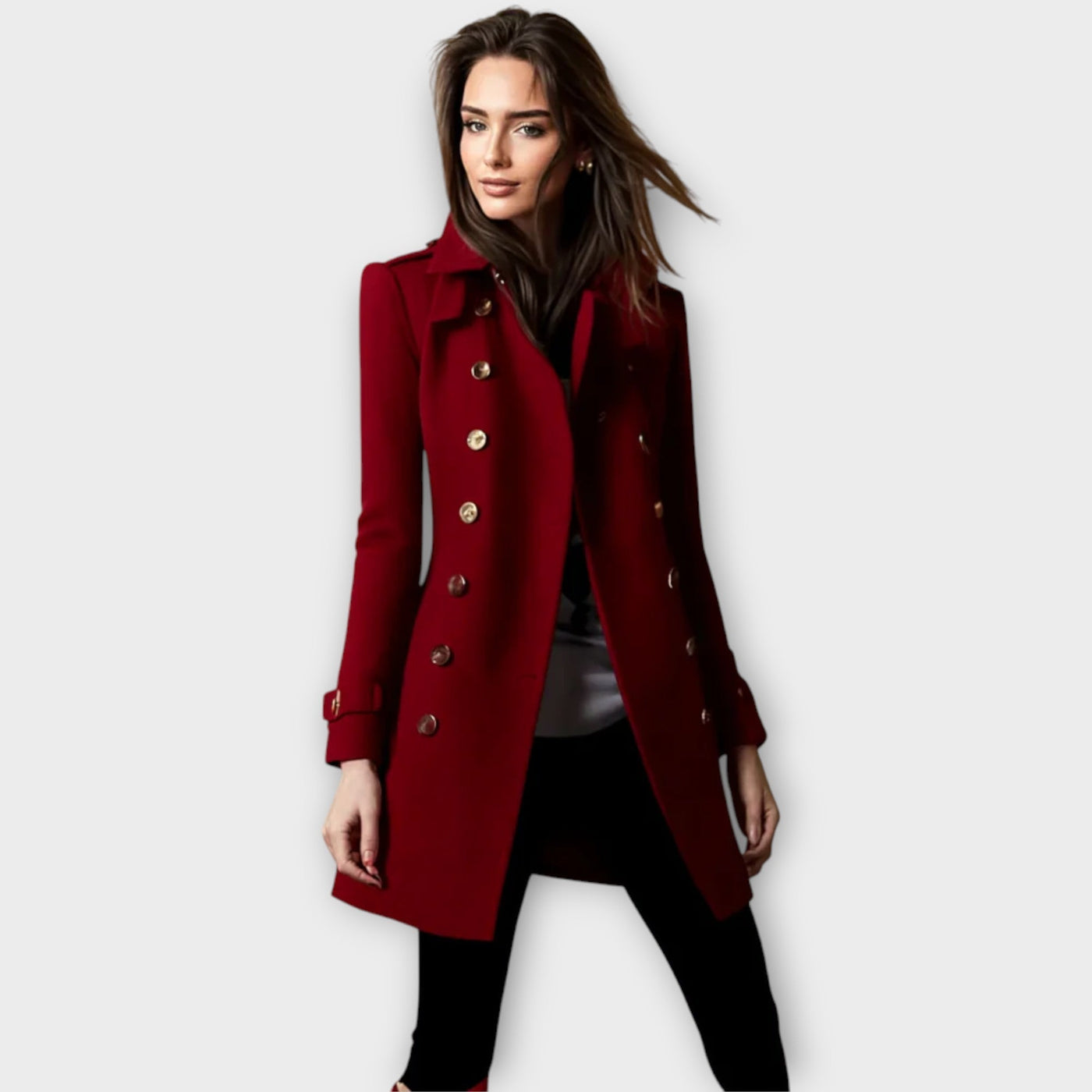 Anaïs – Manteau trench croisé élégant