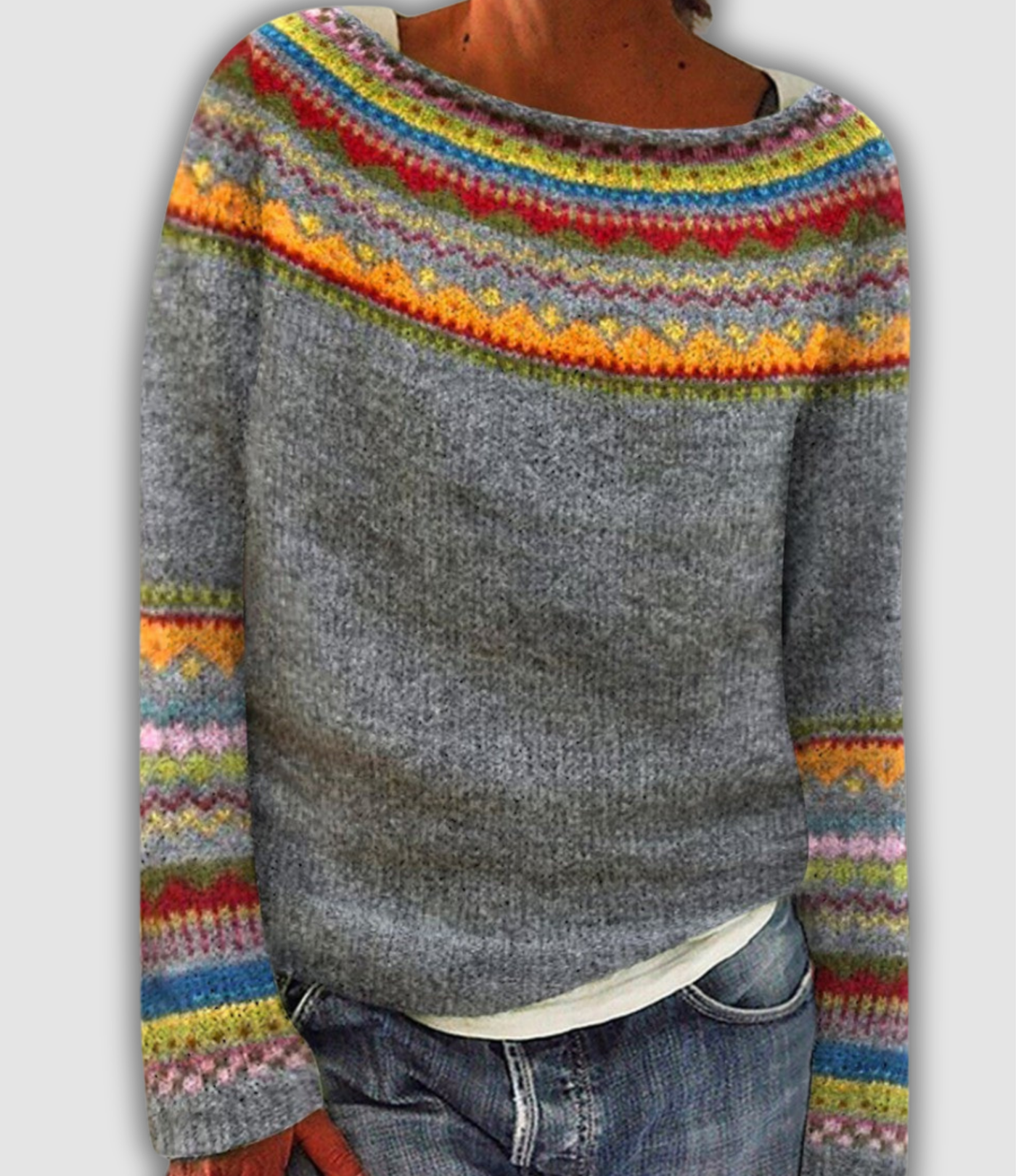 Élise – Pull rétro en douceur