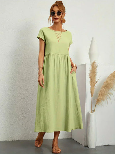 Nataly - Robe Midi Décontractée