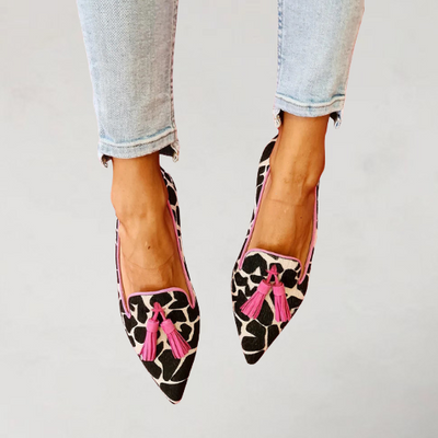 Julia | Mocassins pointus bicolores