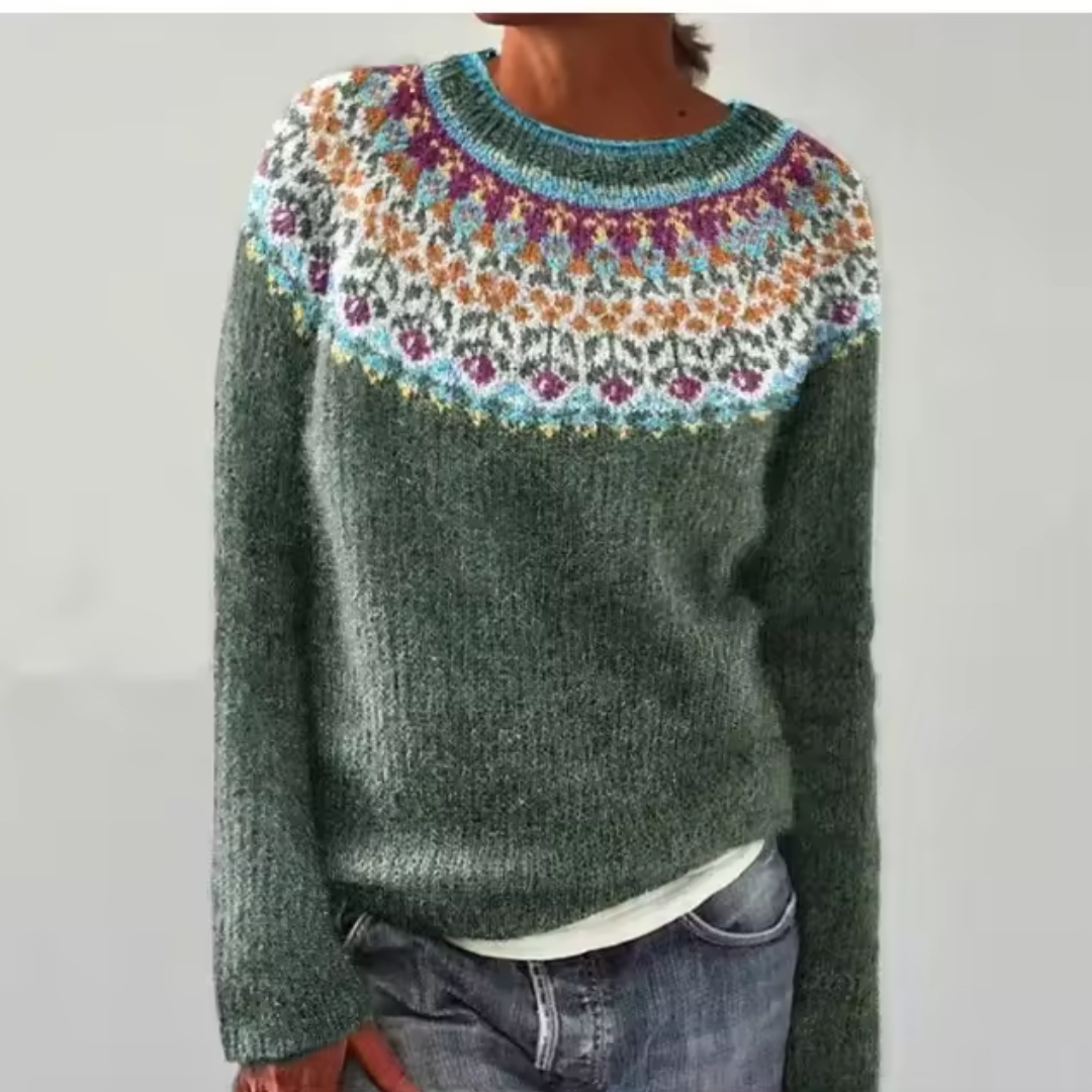 Silvana™ - Pull Rétro Confortable