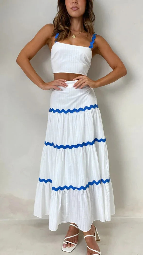Claudia - Ensemble Top & Jupe Longue