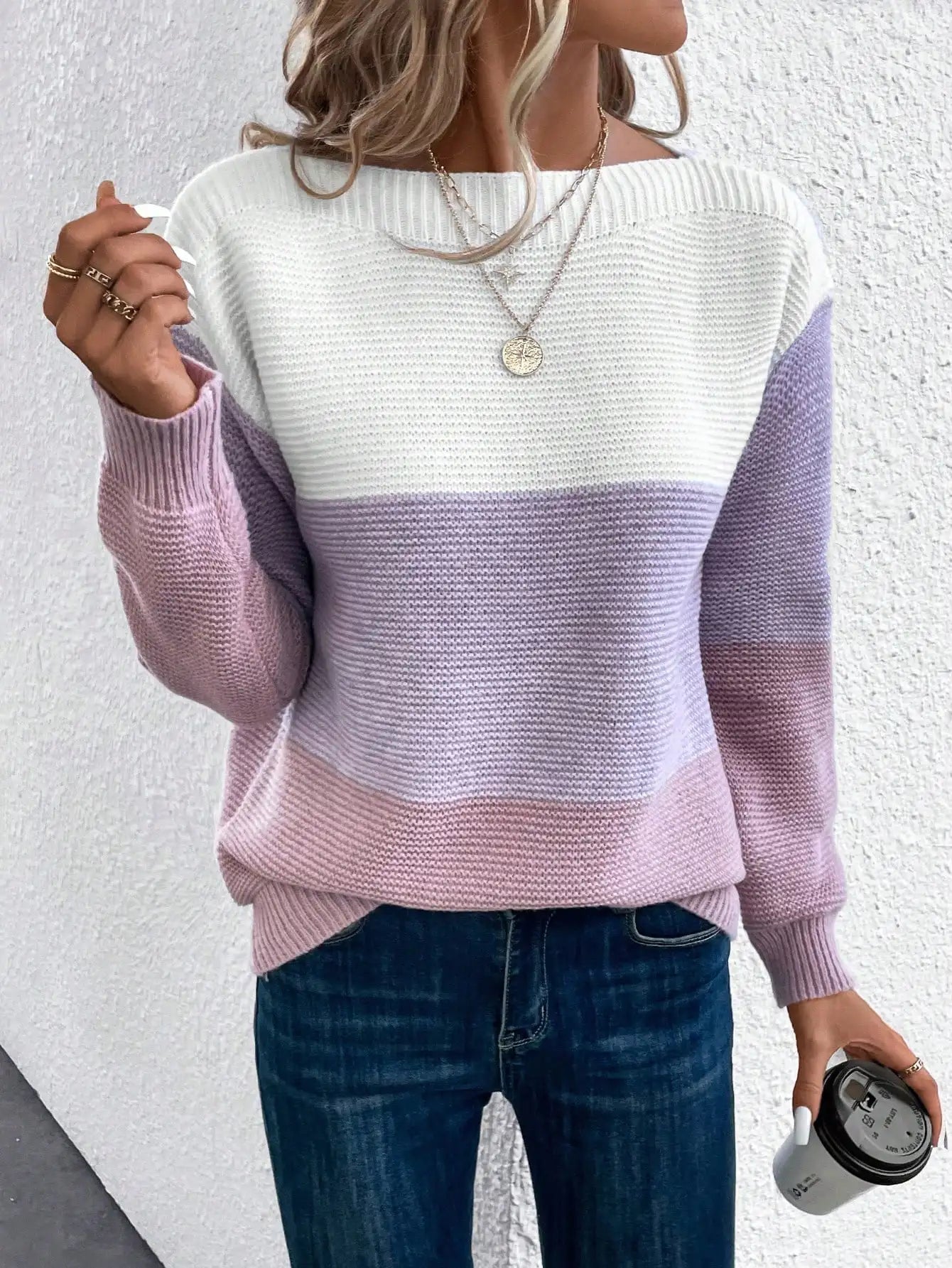 Aurora | Pull Tricoté Ombre
