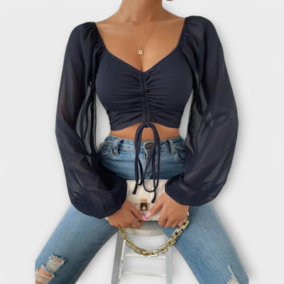 Jacqueline – Blouse de Soirée Polyvalente
