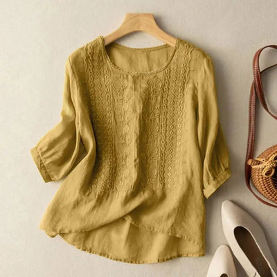 Aurora – Blouse Relaxed Brodée