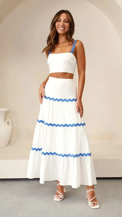 Claudia - Ensemble Top & Jupe Longue