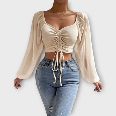 Jacqueline – Blouse de Soirée Polyvalente