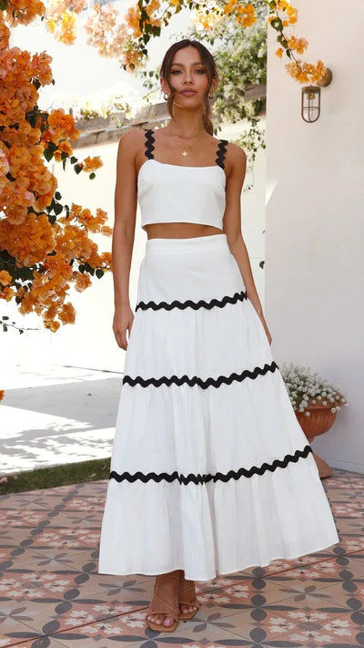Claudia - Ensemble Top & Jupe Longue