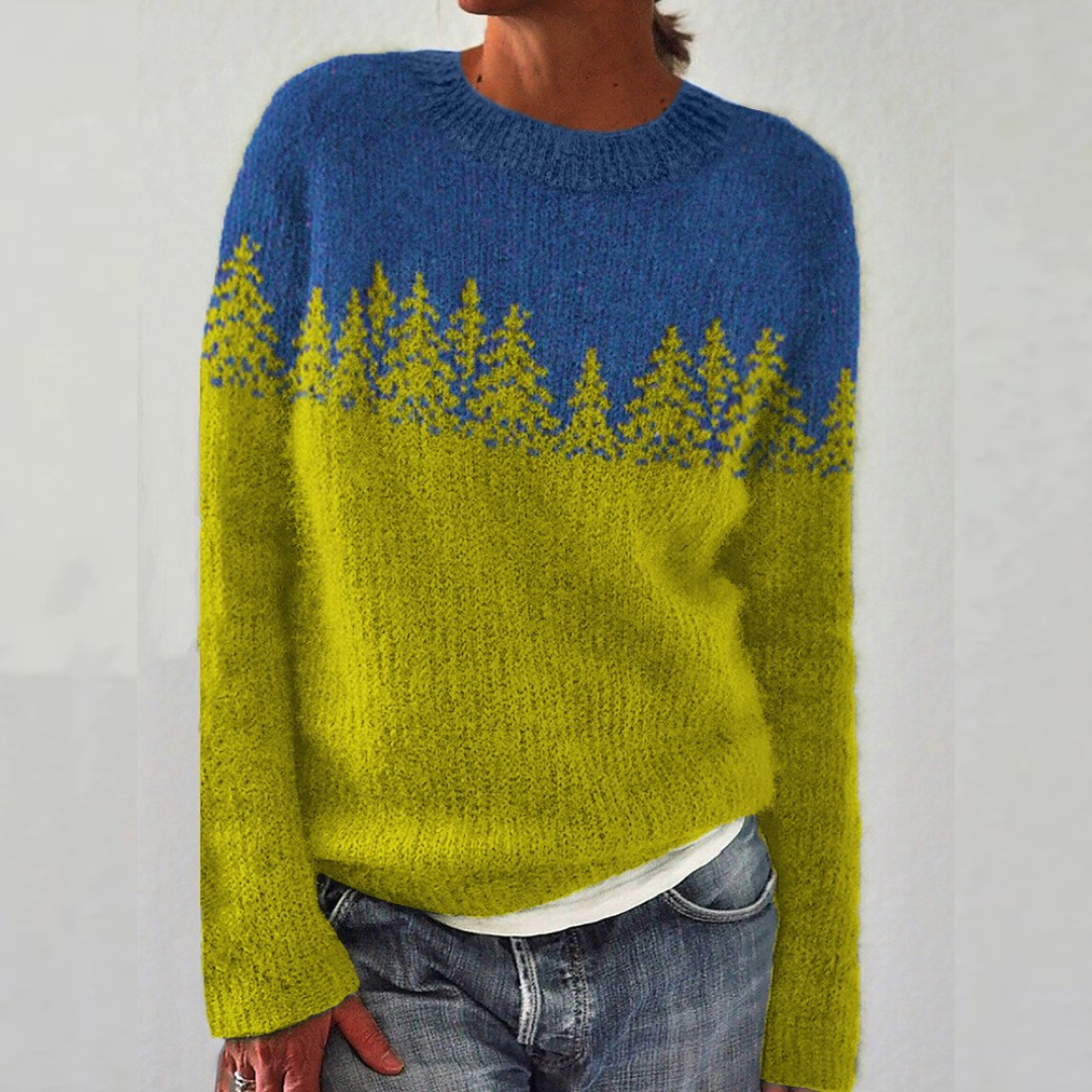 Silvana™ - Pull Rétro Confortable
