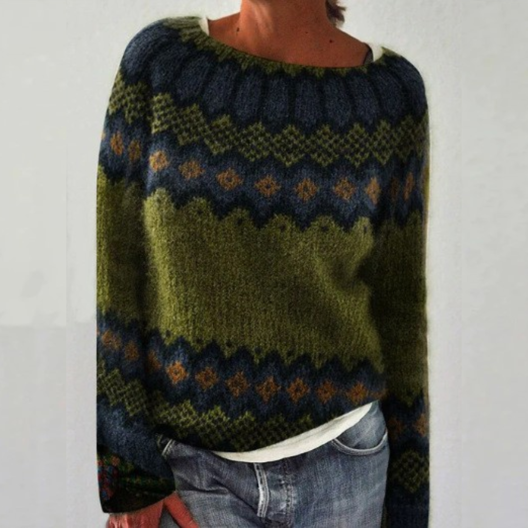 Anita™ - Pull Rétro Confortable