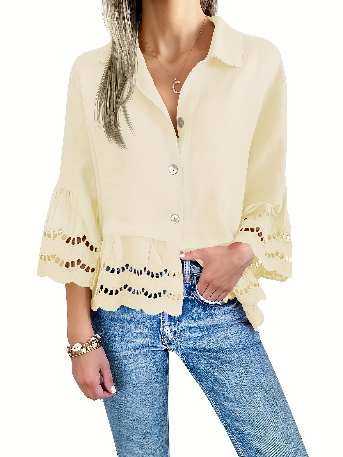 Emily - Blouse Aérée Chic