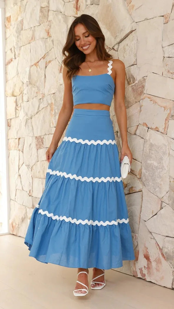 Claudia - Ensemble Top & Jupe Longue