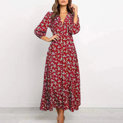 Jane - Élégante Robe Fleurie