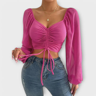 Jacqueline – Blouse de Soirée Polyvalente