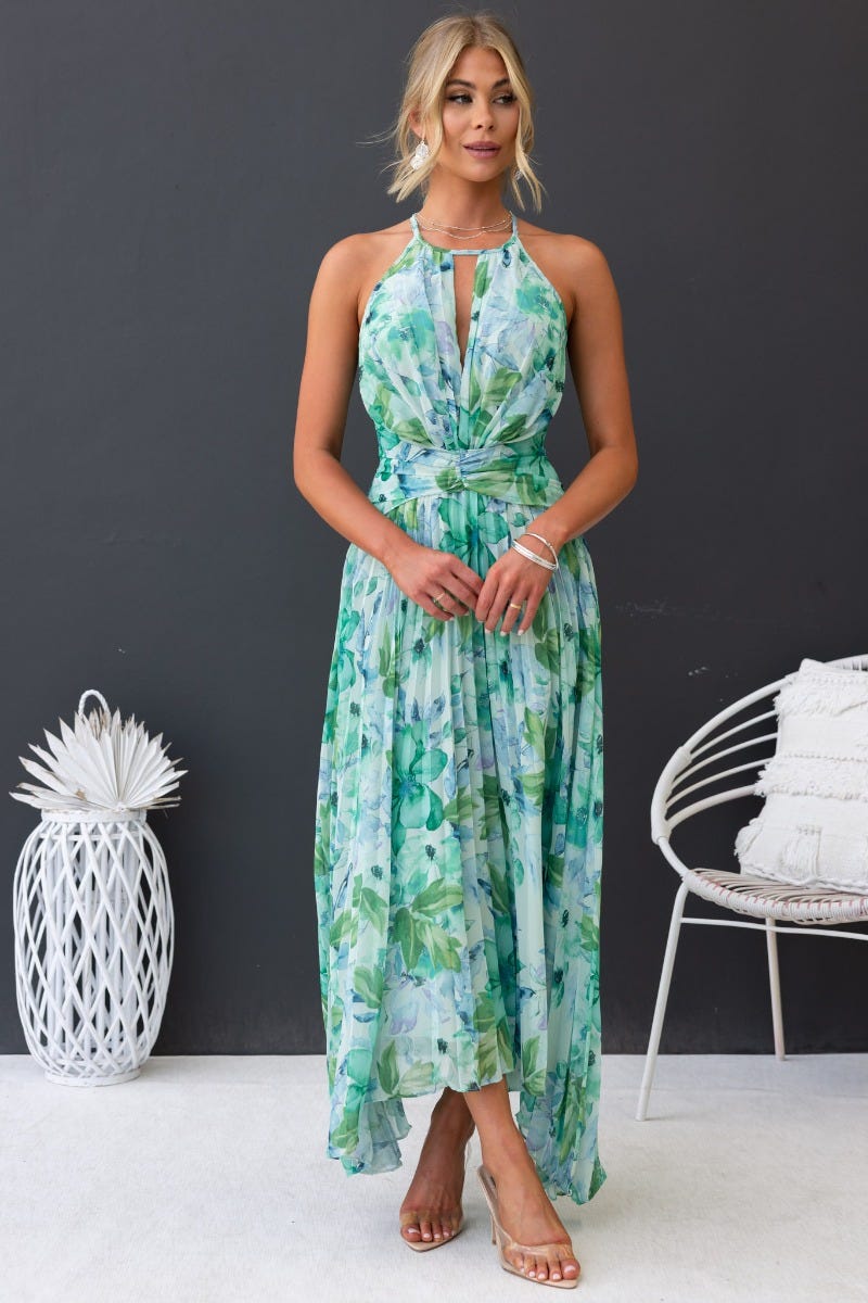Mavis - Robe Longue Fleurie Chic