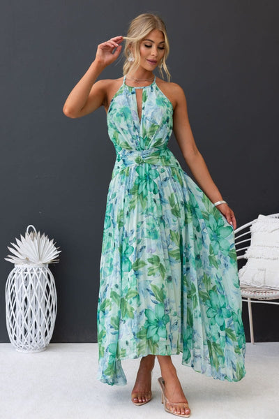 Mavis - Robe Longue Fleurie Chic