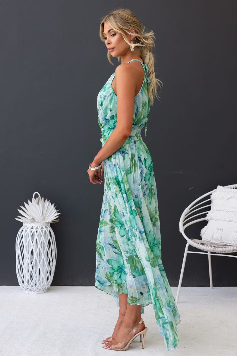 Mavis - Robe Longue Fleurie Chic
