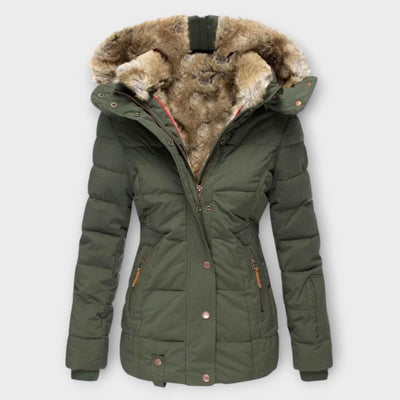 Juliette – Manteau d'hiver en fourrure élégante