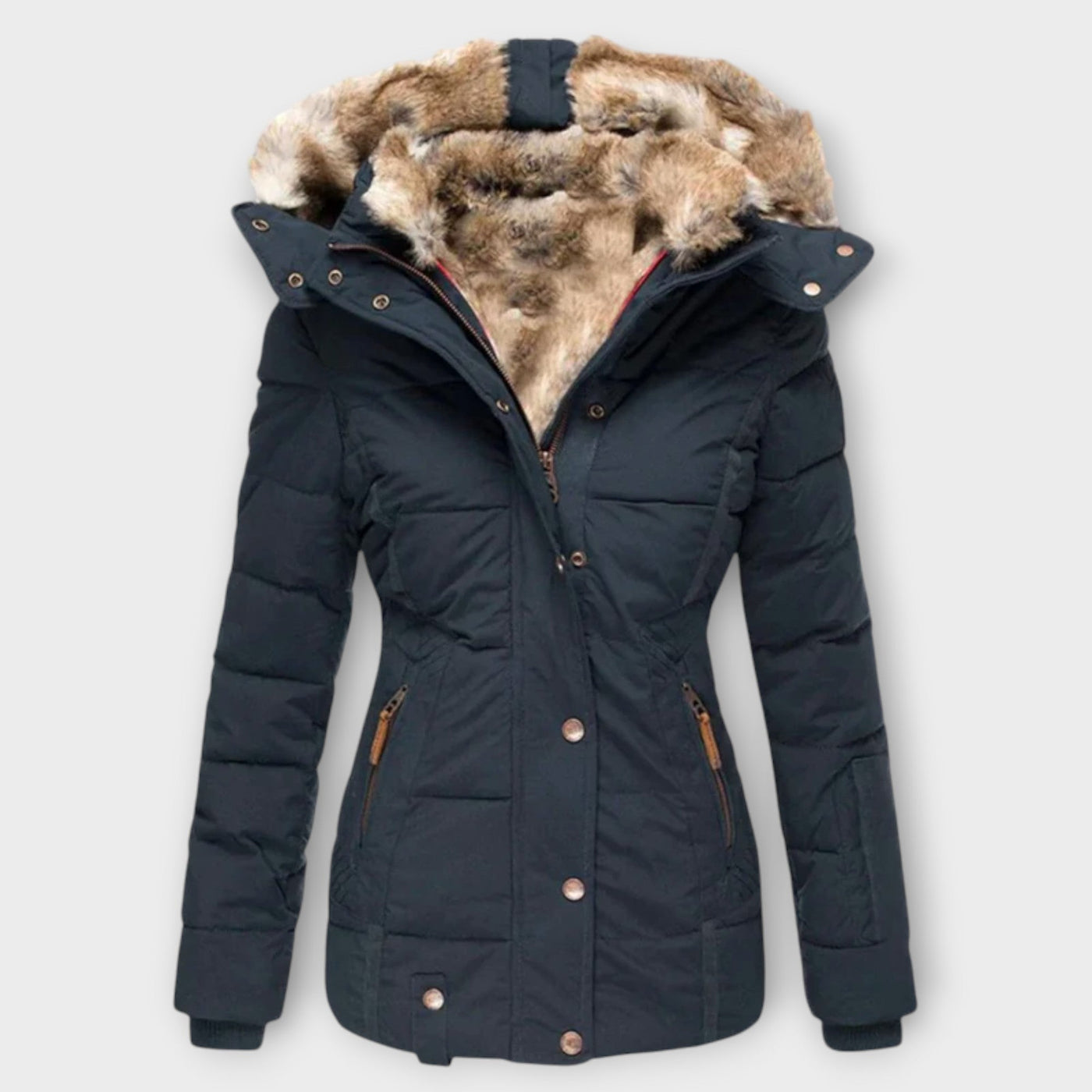 Juliette – Manteau d'hiver en fourrure élégante