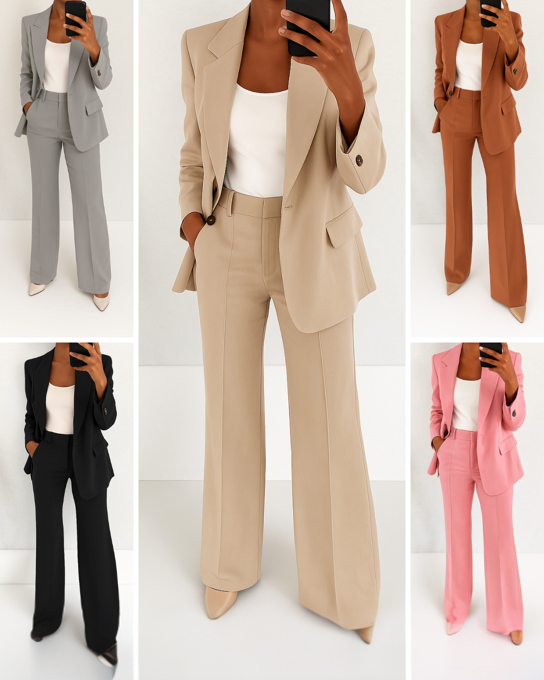 Joselyn | Ensemble tailleur femme (blazer + pantalon)