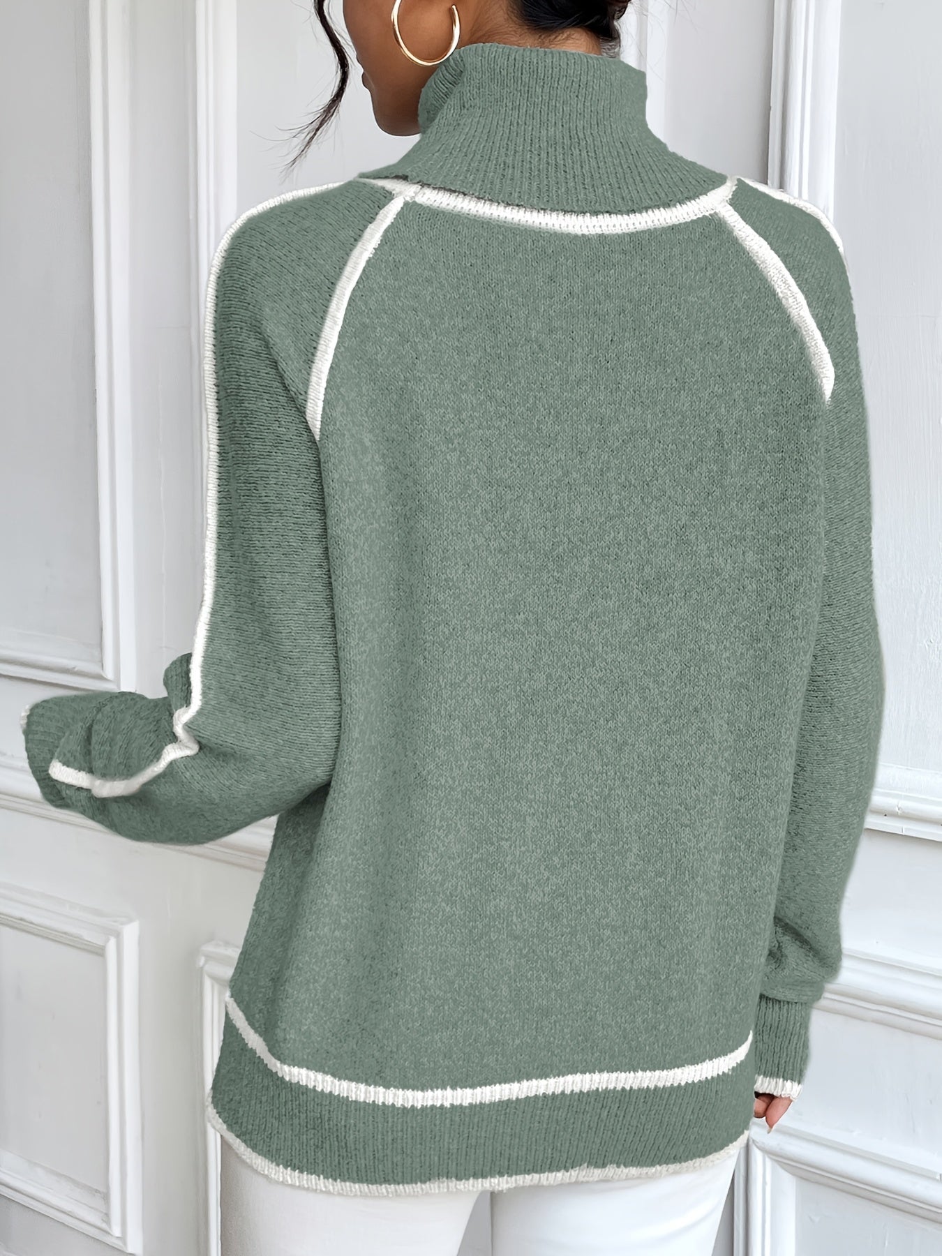 Auriane – Pull col roulé élégant