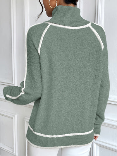 Auriane – Pull col roulé élégant