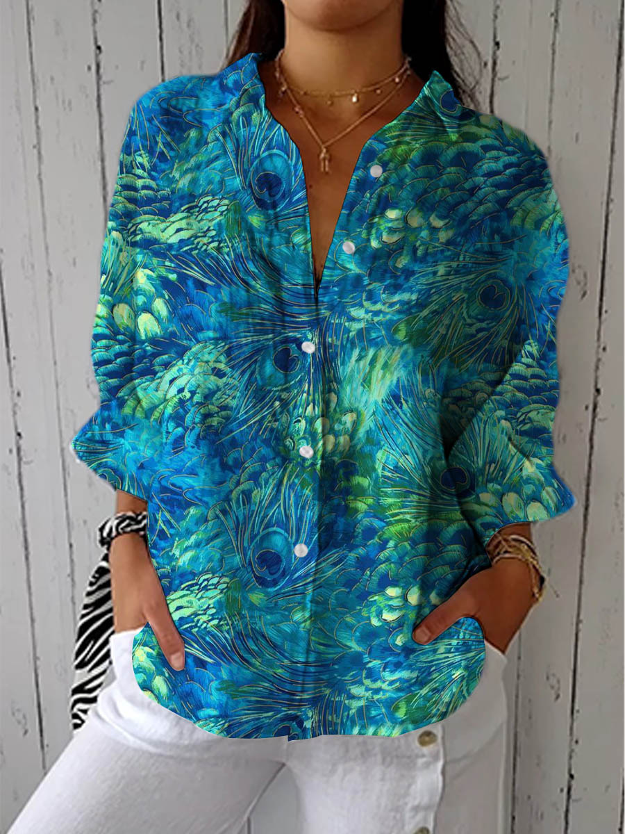Karen | Chemise Murmures de Paon