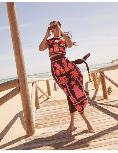 Katia - Ensemble imprimé Top et Jupe