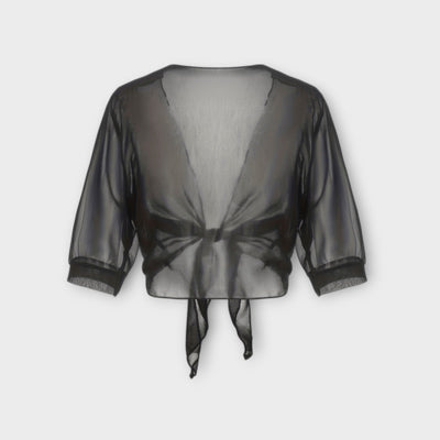 Olivia – Blouse à Ouverture Frontale