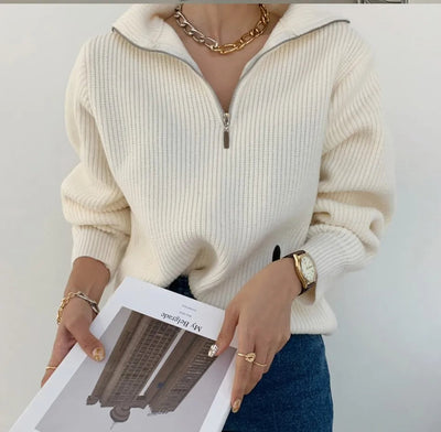 Ava | Pull à Fermeture Éclair