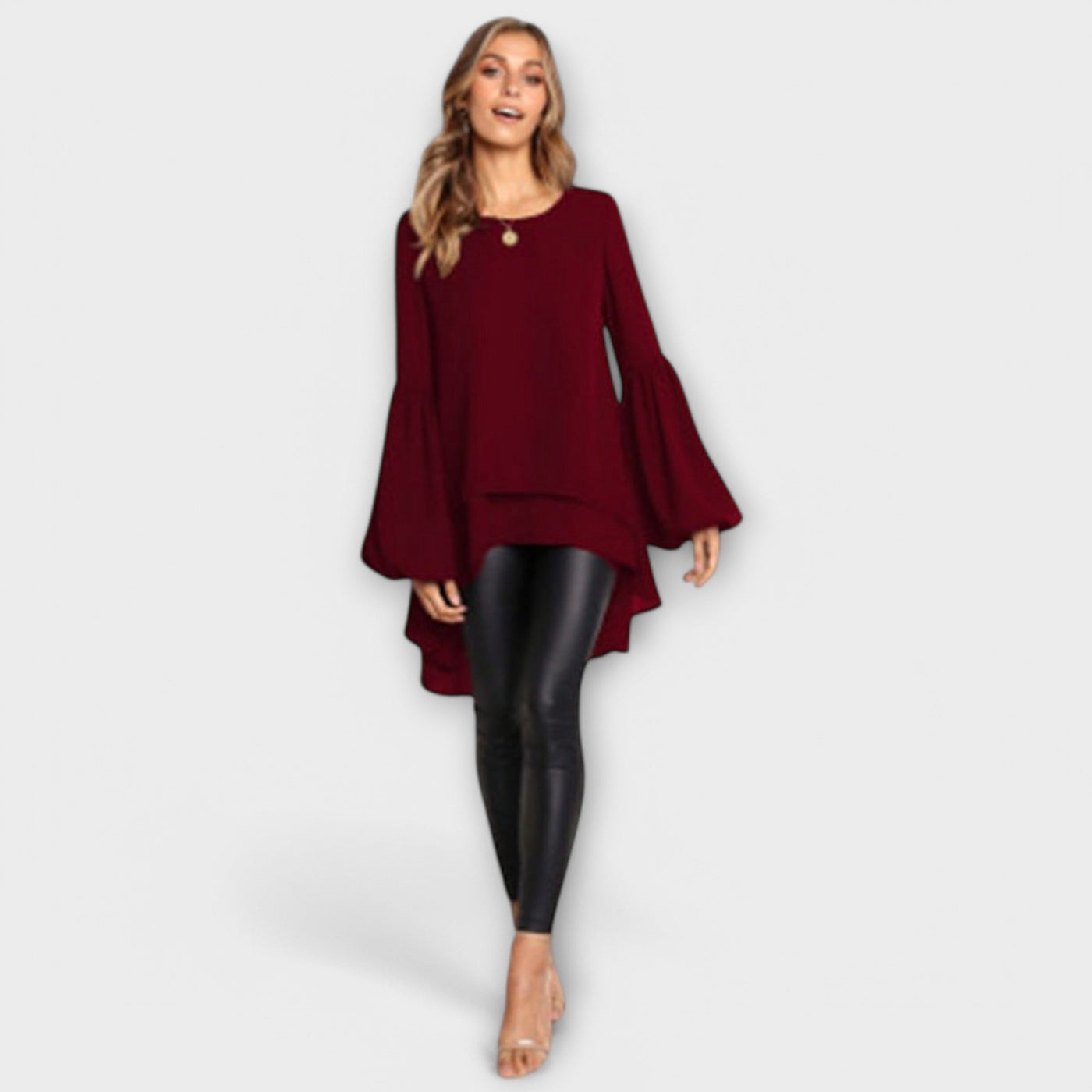 Aria – La Blouse Parfaite de Printemps avec Col Rond