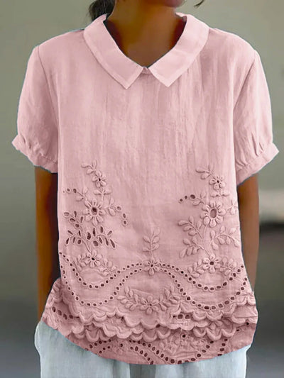 Lily | Chemise en Broderie Florale