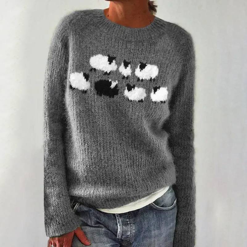 Lina™ - Pull Mignon et Confortable en Mouton