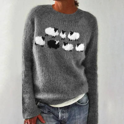 Lina™ - Pull Mignon et Confortable en Mouton