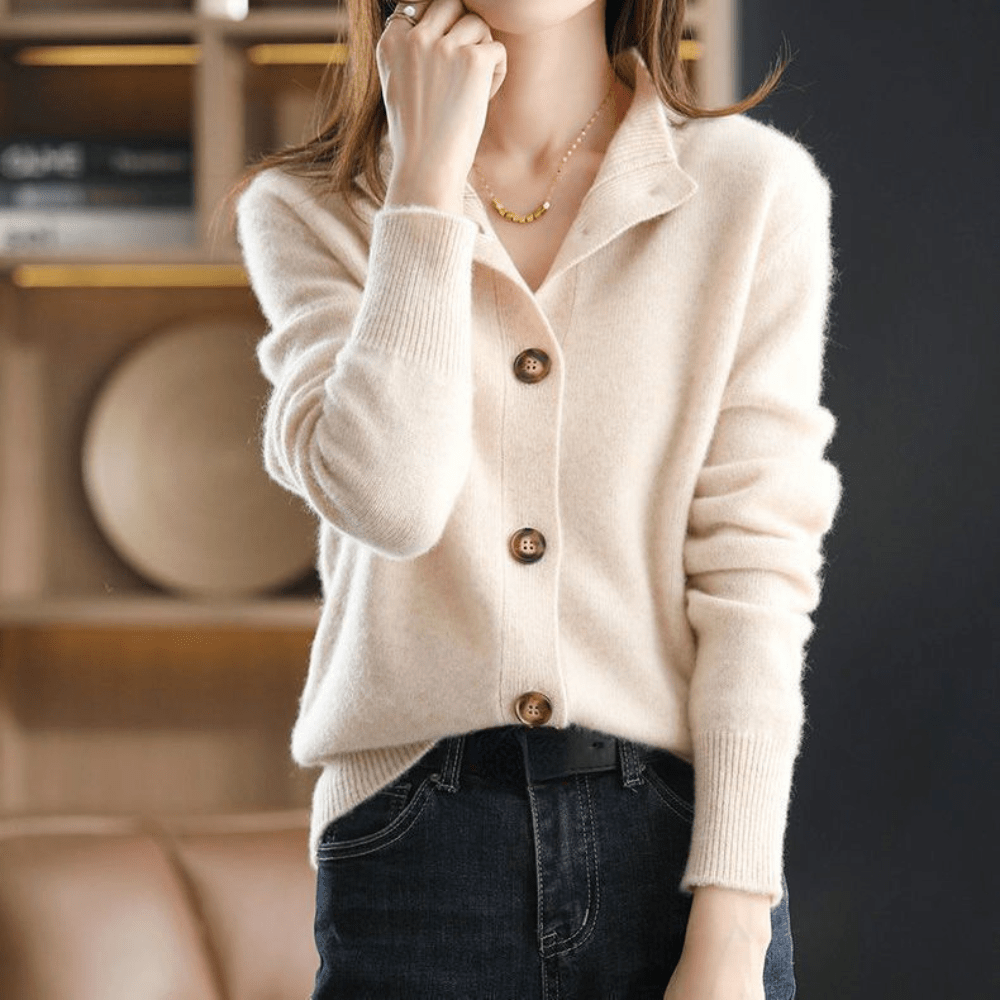 Céline | Cardigan en Maille Confortable