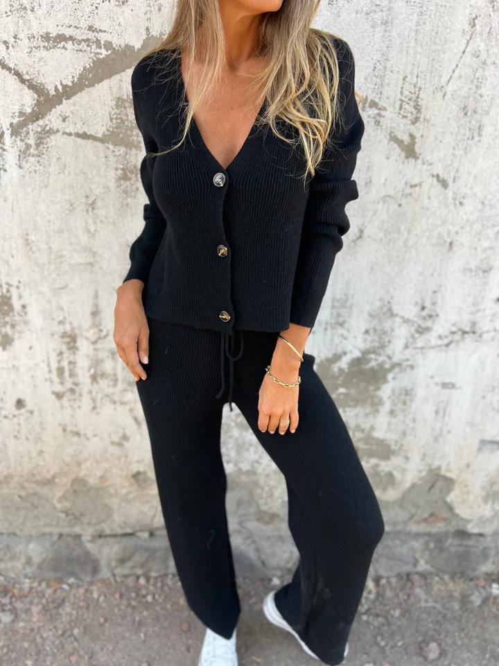 Ensemble en tricot deux pièces