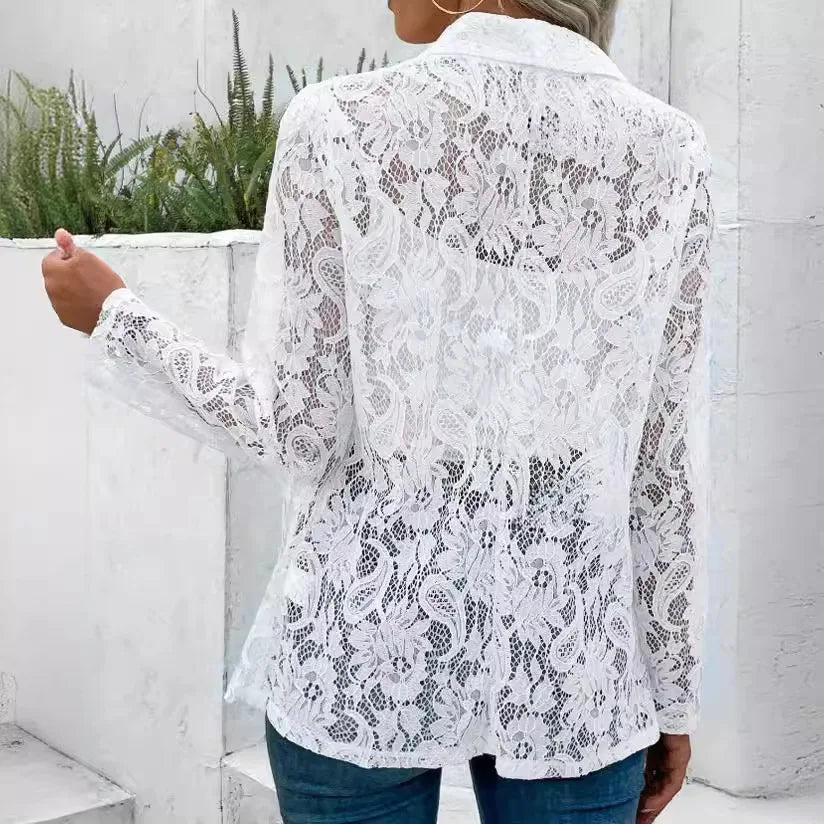 Blazer en dentelle