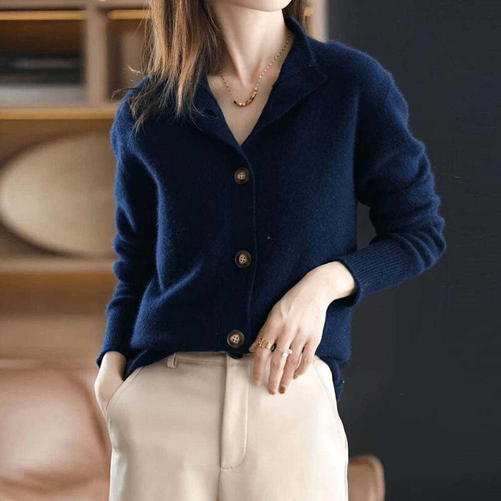 Céline | Cardigan en Maille Confortable
