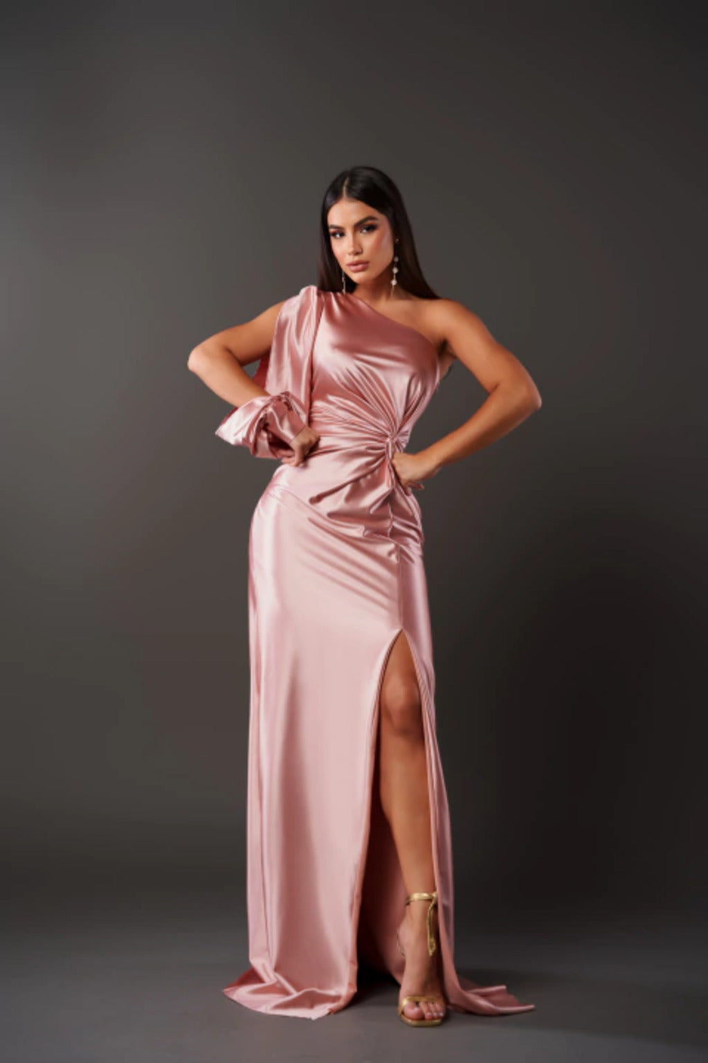 Becca™ | Robe maxi élégante à une épaule