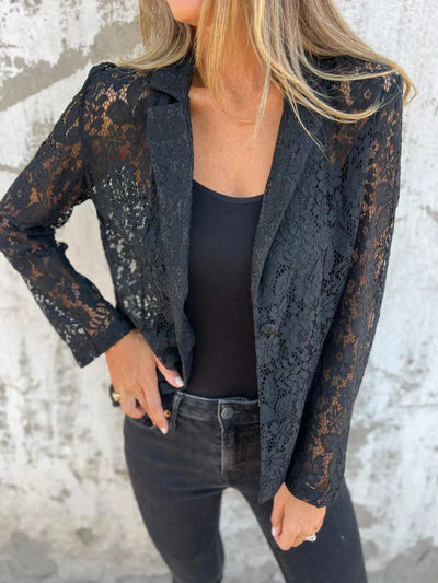 Blazer en dentelle