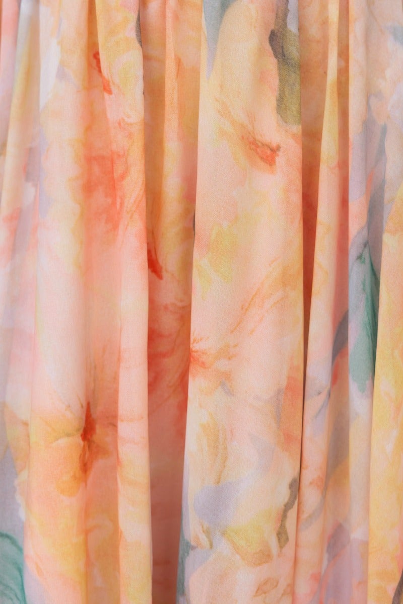 Luchi™ | Robe maxi fleurie à encolure halter