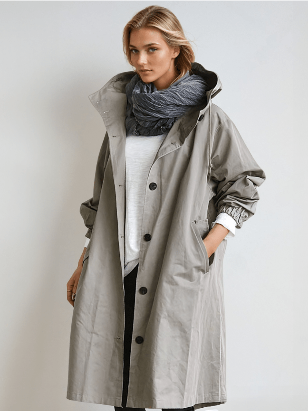 Joelle – Manteau trench imperméable élégant